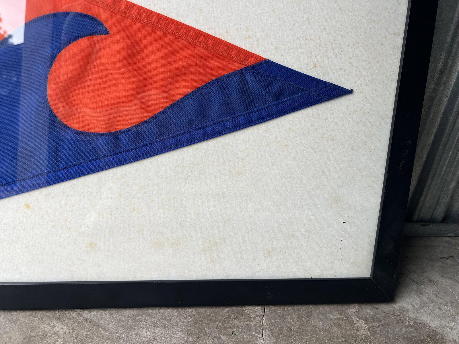 Nautical Framed Miami Yacht Club Burgee Flag - 4