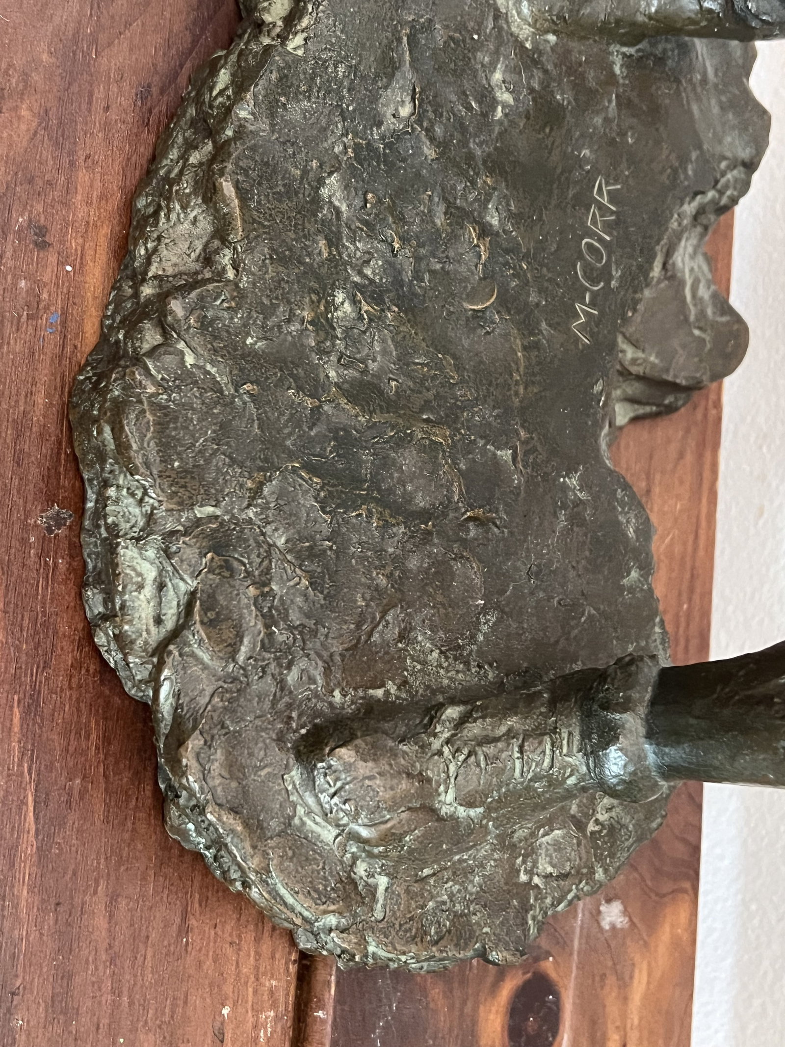 M-Corr Signed Boxer Bronze Sculpture - 4