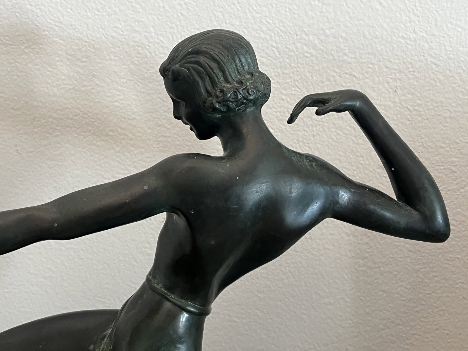 Art Deco Greek Bronze The Archer Sculpture - 11