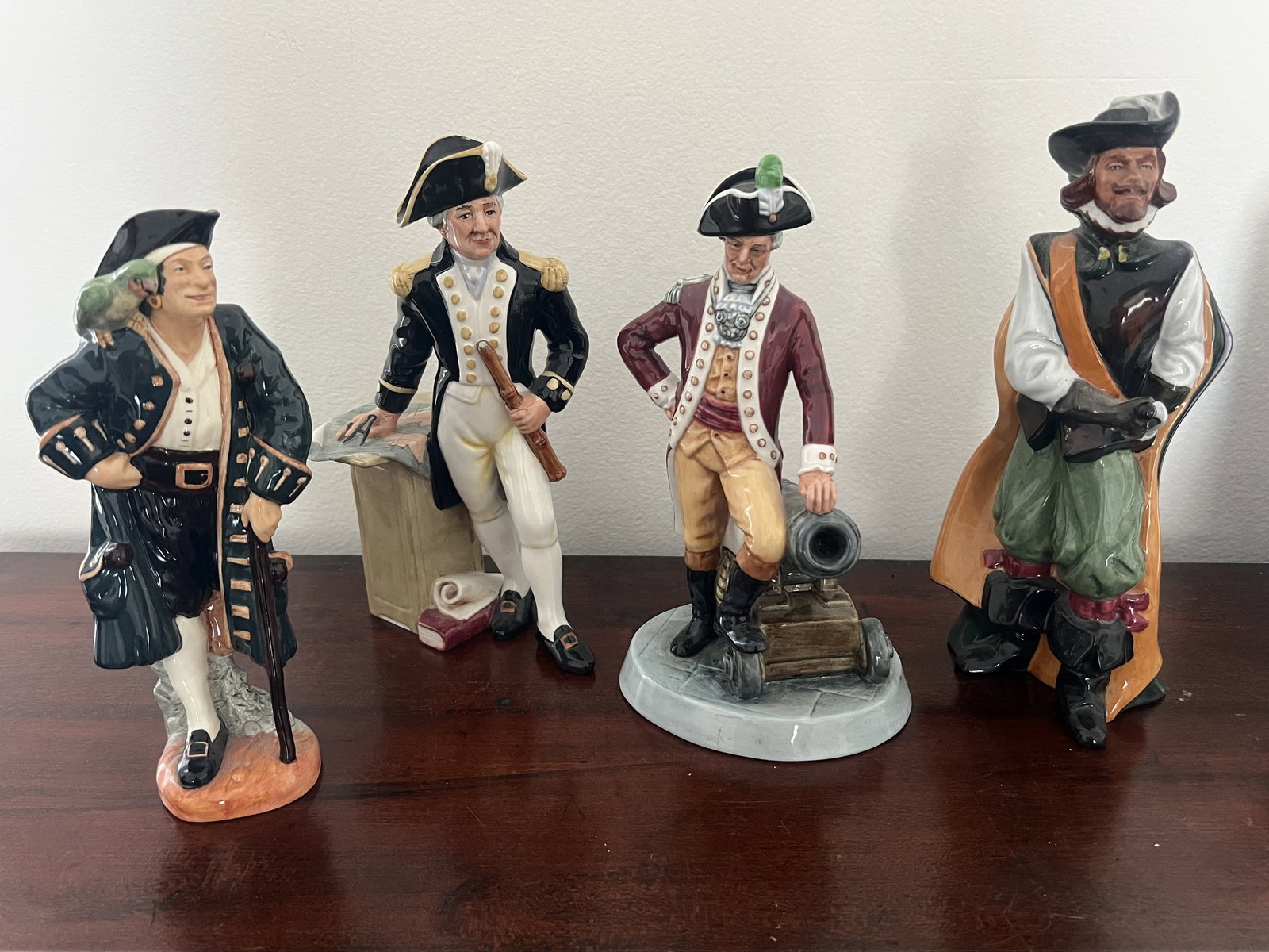 (4) Royal Doulton English Officer Figurines - 2