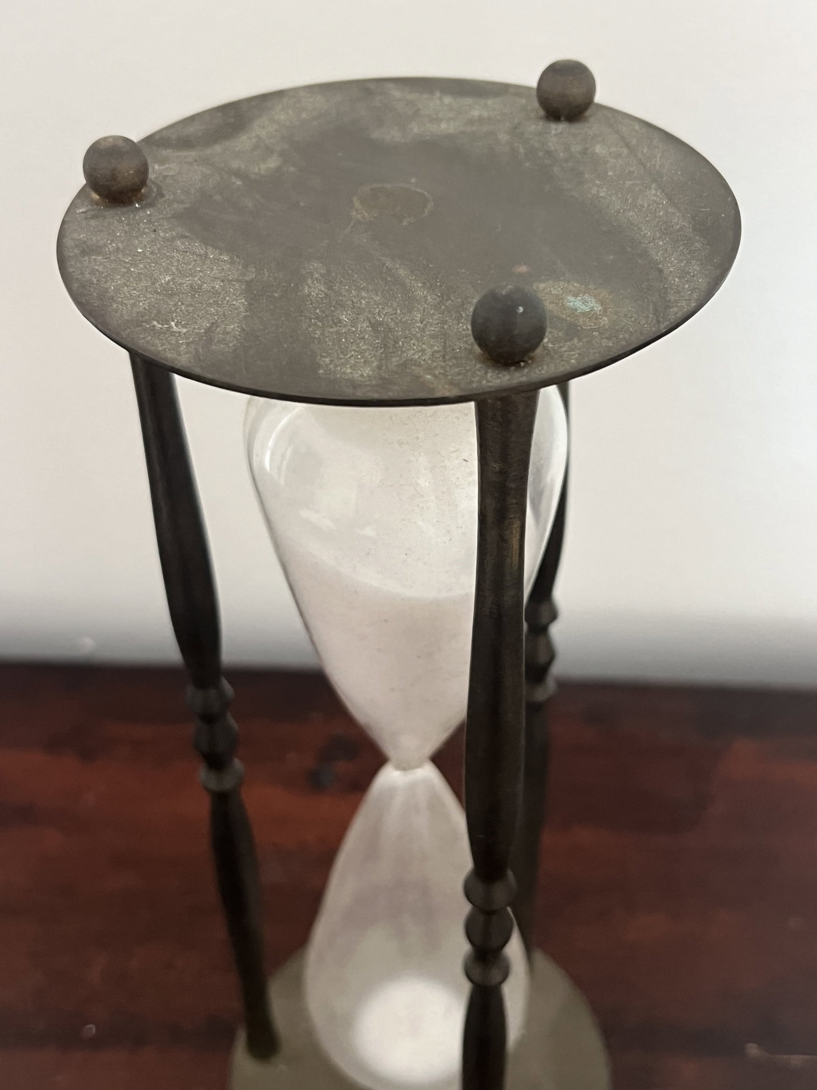Vintage Brass Hourglass - 3