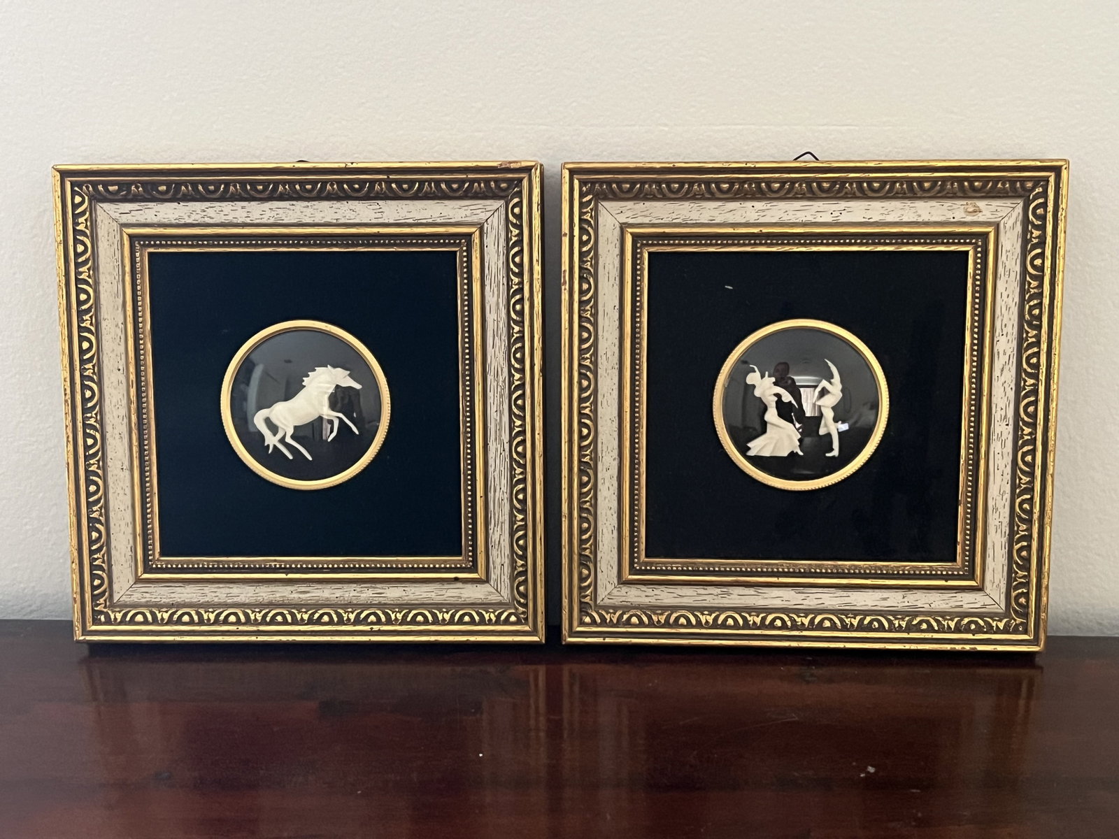 Spanish Ivory Wall plaques (1 of 5)