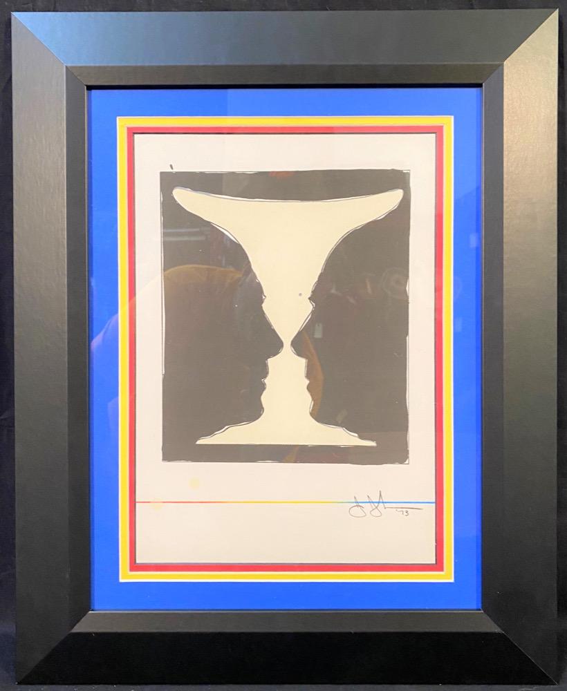 JASPER JOHNS (1930-NOW) SIGNED, LIMITED EDITION LITHOGRAPH WITH COA TITLED CUP TWO PICASSO, 15IN x (1 of 4)