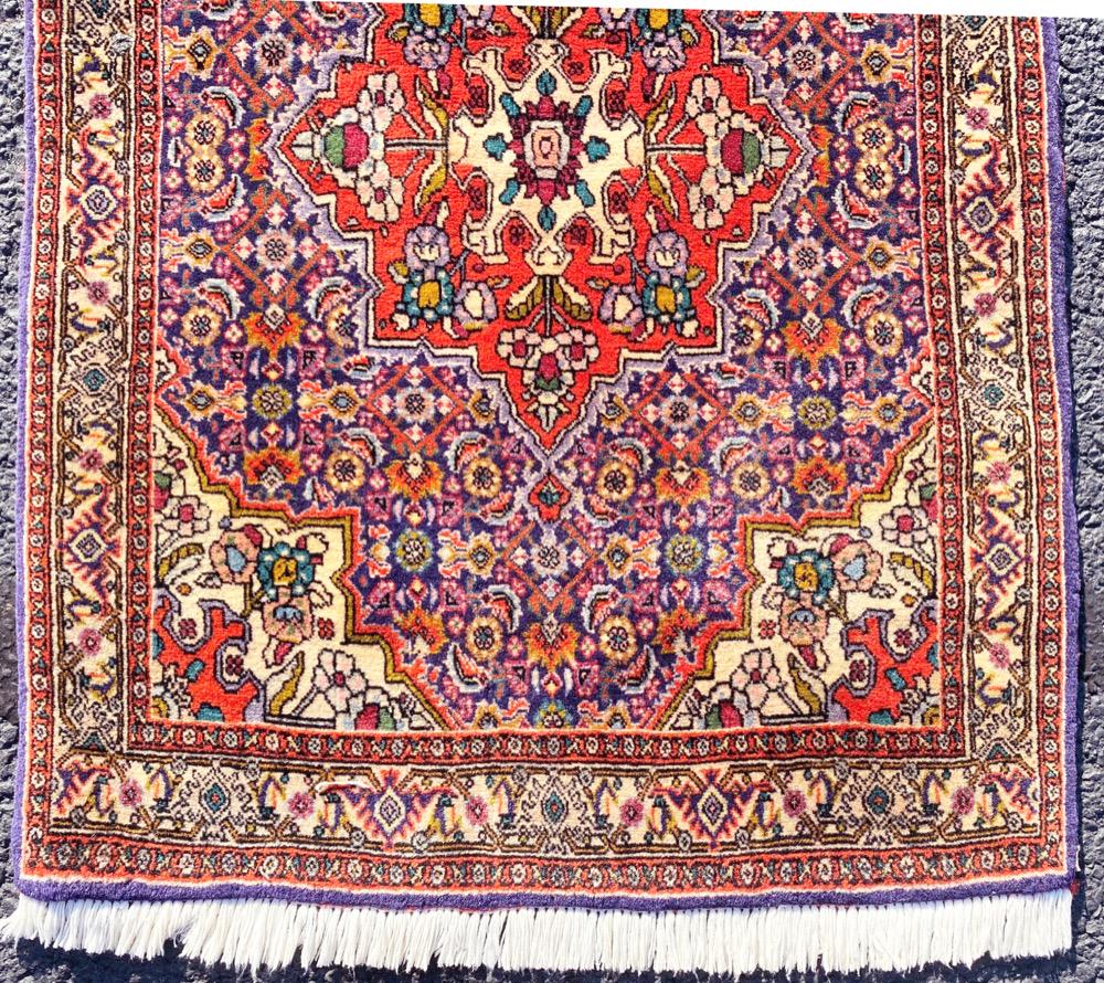 PERSIAN BIDJAR HAND KNOTTED RUG WITH 250+ KPSI, 2.4 x 3.3 (1 of 5)