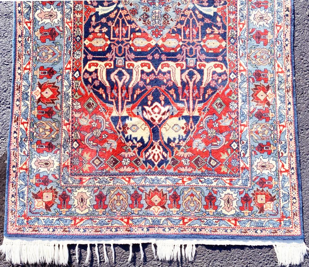 PERSIAN HAMADAN HAND KNOTTED RUG WITH 300+ KPSI, 3.1 x 5.1 (1 of 5)
