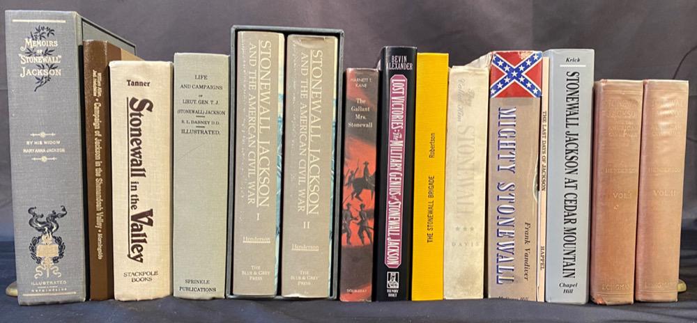STONEWALL JACKSON BOOK COLLECTION, 15 VOLUMES (1 of 5)