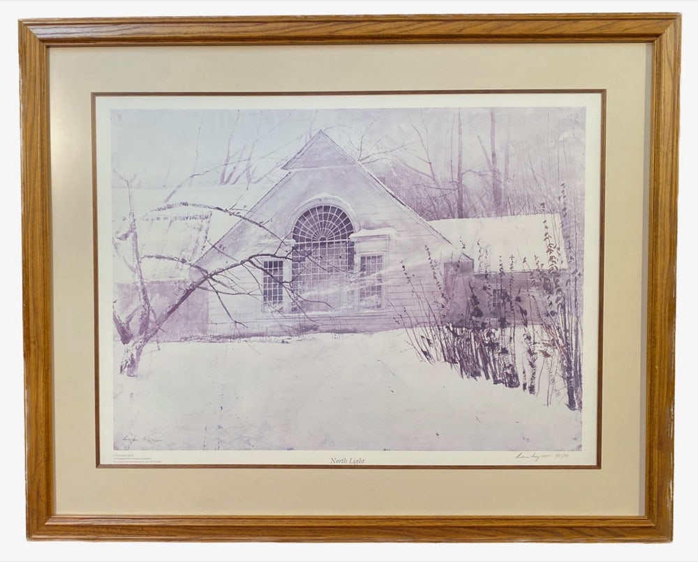 ANDREW WYETH (1948) HAND SIGNED, LIMITED-EDITION LITHOGRAPH WITH COA, 33IN x 41IN (1 of 7)