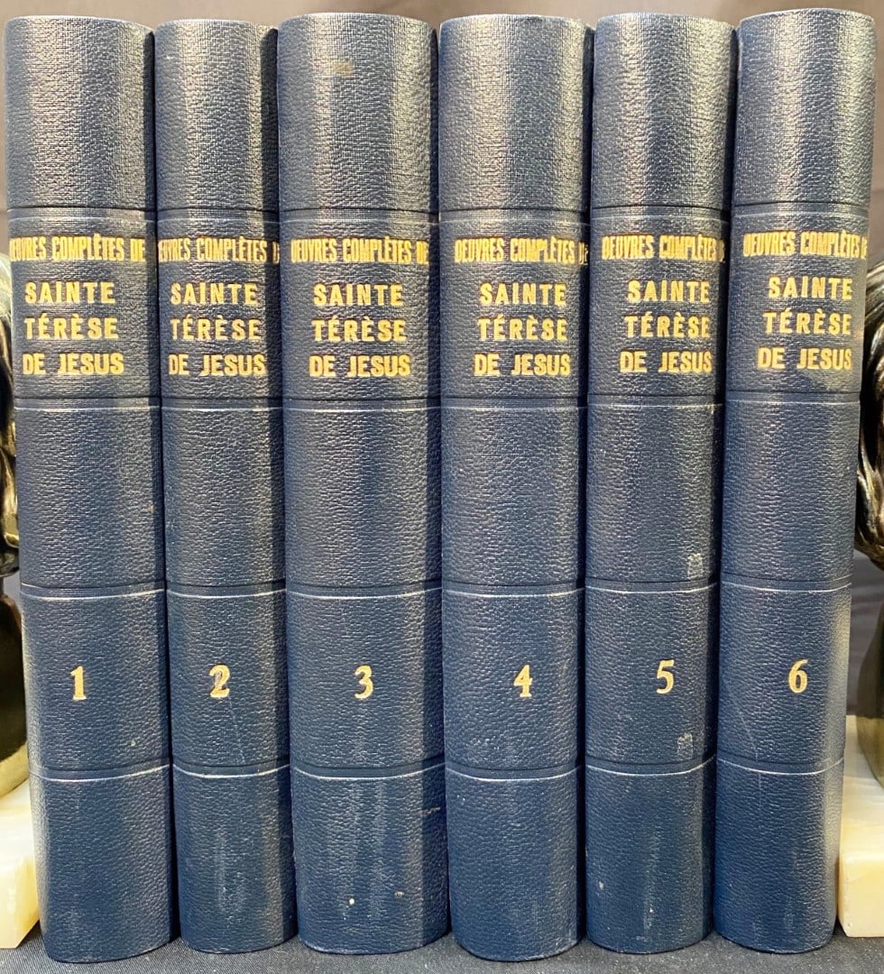 OEUVRES COMPLETES DE SAINTE TERESE DE JESUS, 6 VOLUMES REBOUND, 1907 (1 of 4)