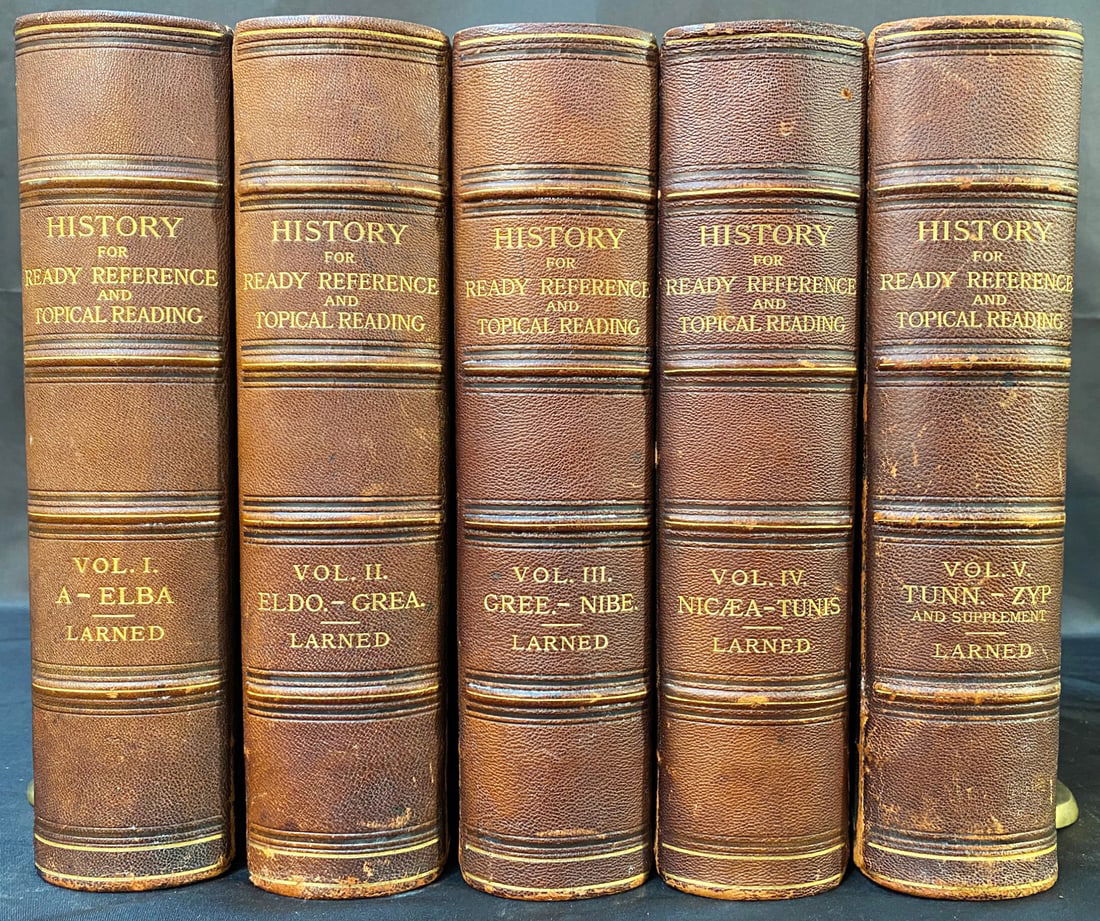 HISTORY FOR READY REFERENCE AND TOPICAL READING, 5 VOLUMES, 1895 (1 of 6)