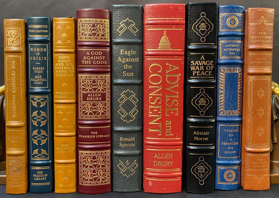 LEATHERBOUND BOOK SET, 9 VOLUMES (1 of 3)