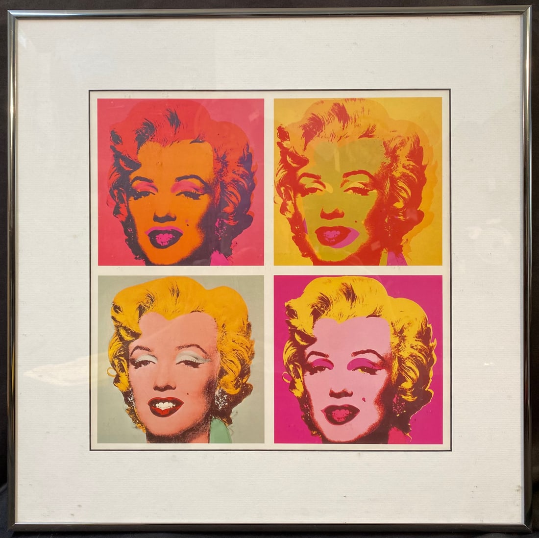 ANDY WARHOL (1928-1987) LITHOGRAPH TITLED 4 MARILYNS 1964/1967, 17IN x 17IN (43cm x 43cm) (1 of 3)