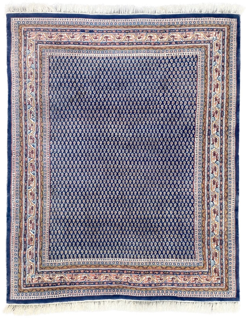 PERSIAN SARABAND MIR HAND KNOTTED RUG, 8.0 x 9.9 (244cm x 297cm) (1 of 6)