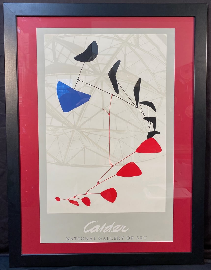 ALEXANDER CALDER (1898-1976) ORIGINAL MUSEUM EXHIBITION POSTER FOR THE NATIONAL GALLERY OF ART IN (1 of 3)