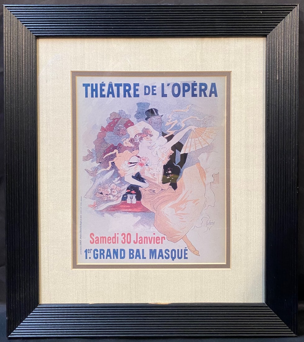 JULES CHERET (1836-1932) FRENCH ADVERTISING POSTER, 14IN x 16IN (35.5cm x 40.5cm) (1 of 3)