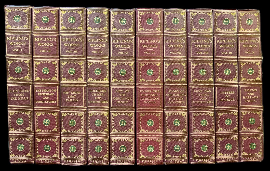 KIPLINGS WORKS, SAHIB EDITION, 10 VOLUMES (1 of 7)