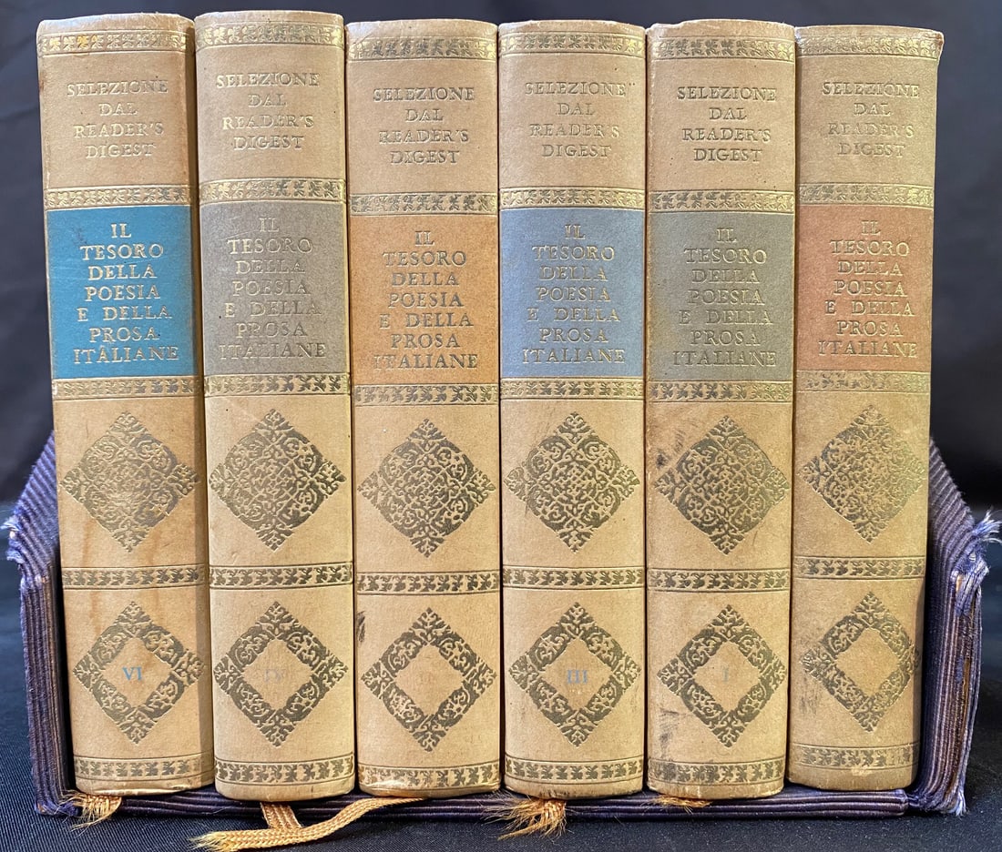 IL TESORO DELLA POESIA E DELLA PROSA ITALIANE, 6 VOLUMES, 1963 (1 of 3)