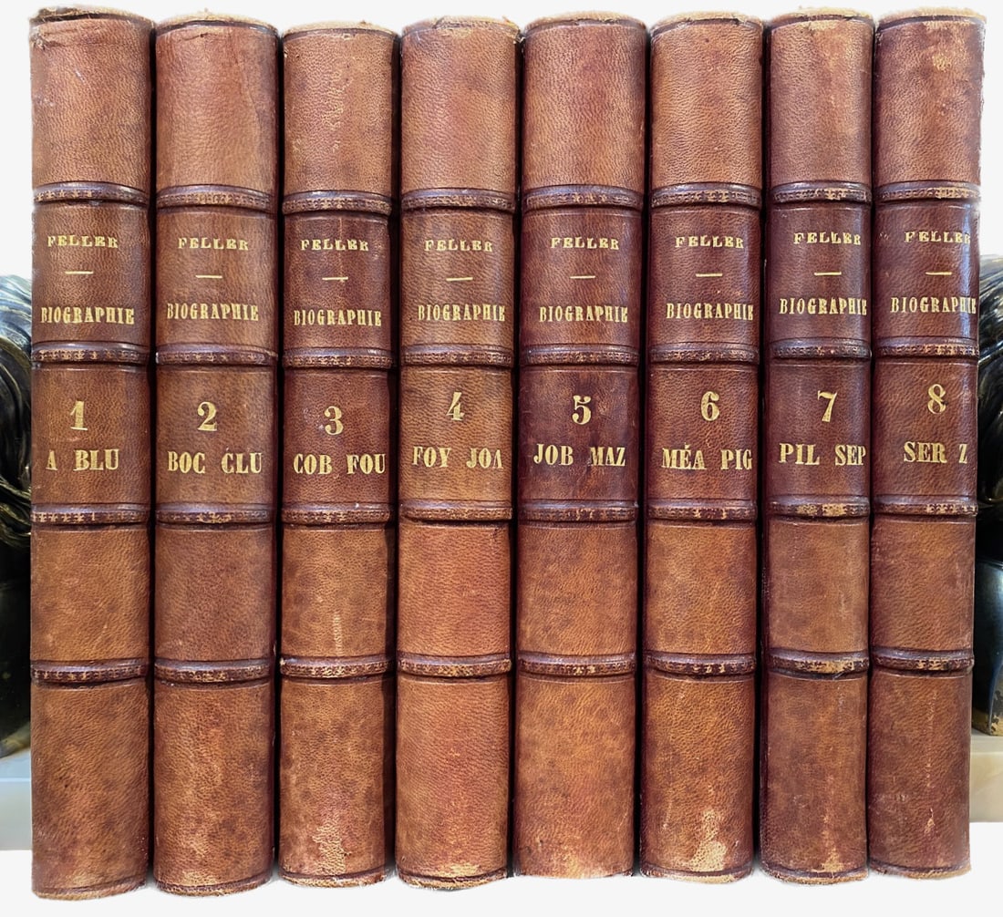 BIOGRAPHIE UNIVERSELLE OU DICTIONNAIRE DES HOMMES QUI SE SONT FAIT UN NOM, 8 VOLUMES - 1851 (1 of 5)