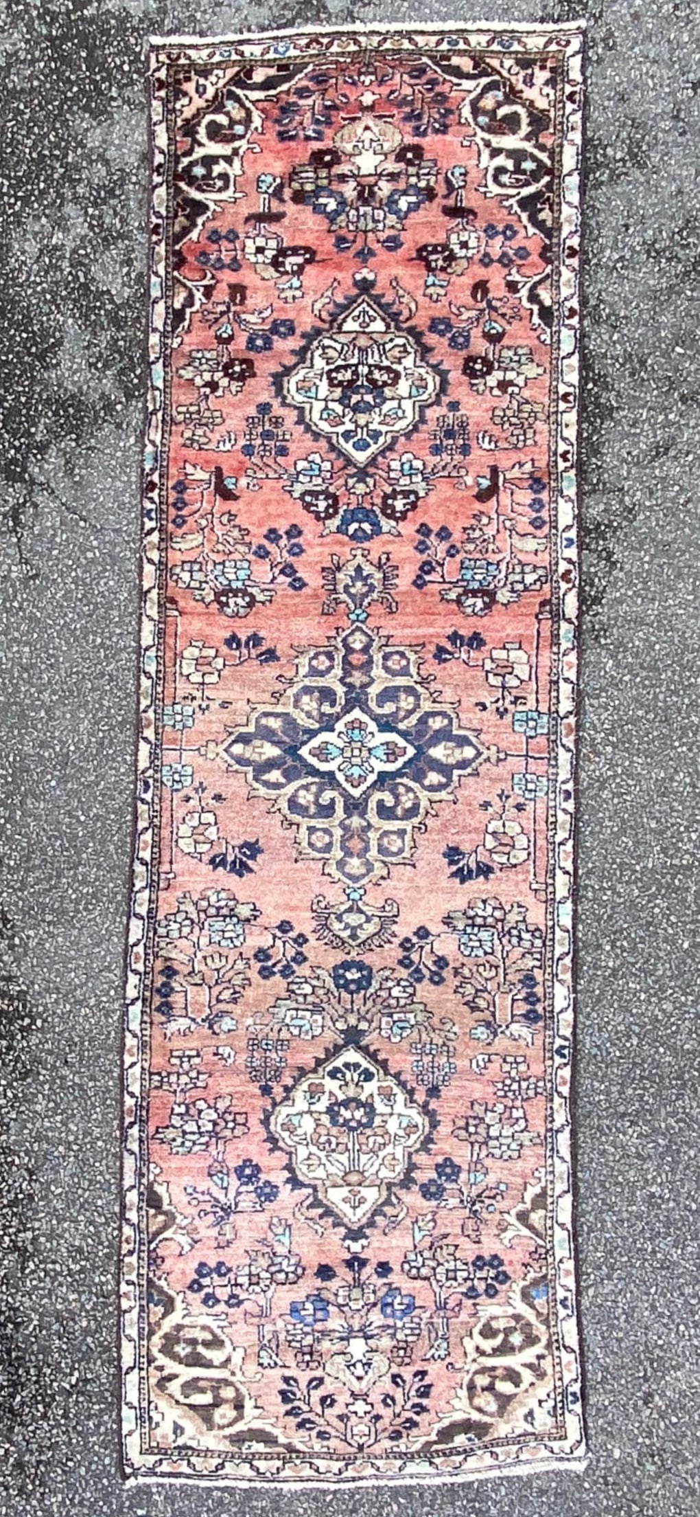 ANTIQUE PERSIAN LILIHAN HAND KNOTTED RUNNER, 2.8 x 8.7 (81cm x 262cm) (1 of 6)