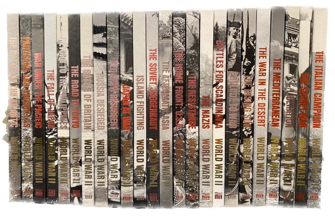 WORLD WAR TWO TIME LIFE BOOKS, 24 VOLUMES, 1978 (1 of 7)