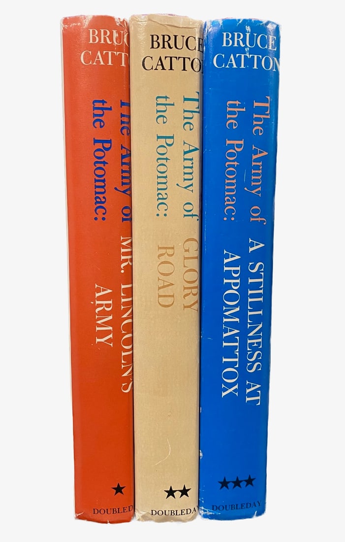 THE ARMY OF THE POTOMAC BY BRUCE CATTON, 3 VOLUMES, 1962 (1 of 5)