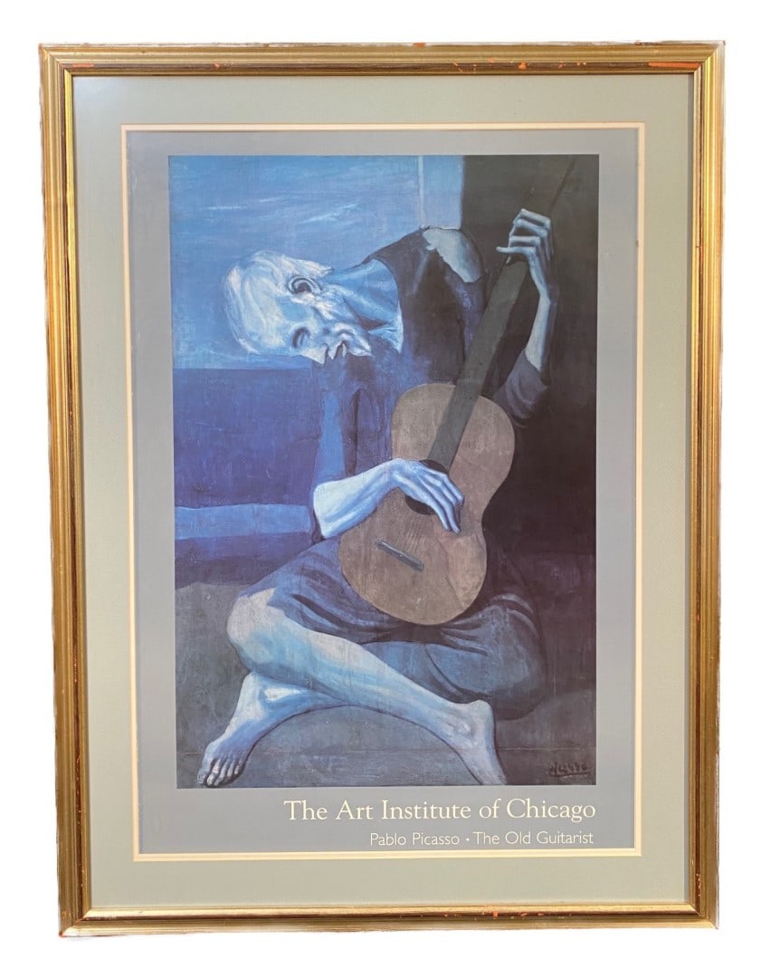 AFTER PABLO PICASSO (1881-1973) ORGINAL ART INSTITUTE OF CHICAGO EXHIBIT POSTER, 32IN x 43IN (81cm x (1 of 4)