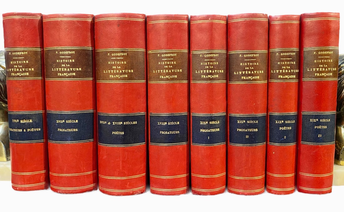 HISTOIRE DE LA LITTÉRATURE FRANÇAISE PAR FREDERIC GODEFROY, 8 VOLUMES, 1878 (1 of 7)