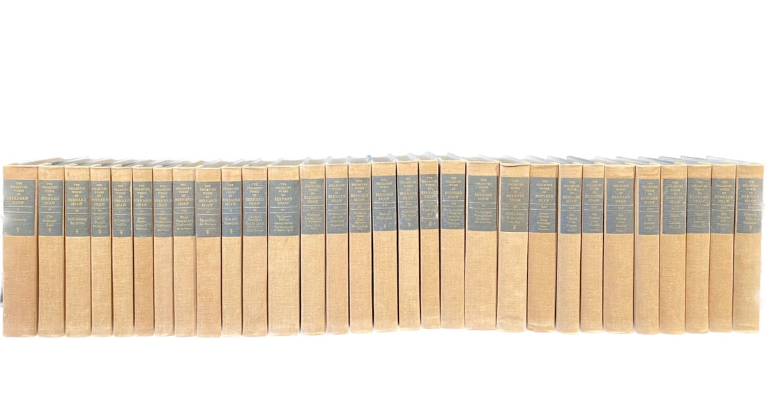 THE COLLECTED WORKS OF BERNARD SHAW, LIMITED EDITION SET – 1930 – 36 VOLUMES (1 of 10)