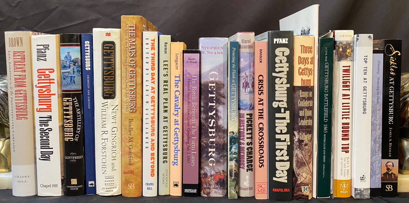 GETTYSBURG BOOK SET, 23 VOLUMES, 3 SIGNED (1 of 6)