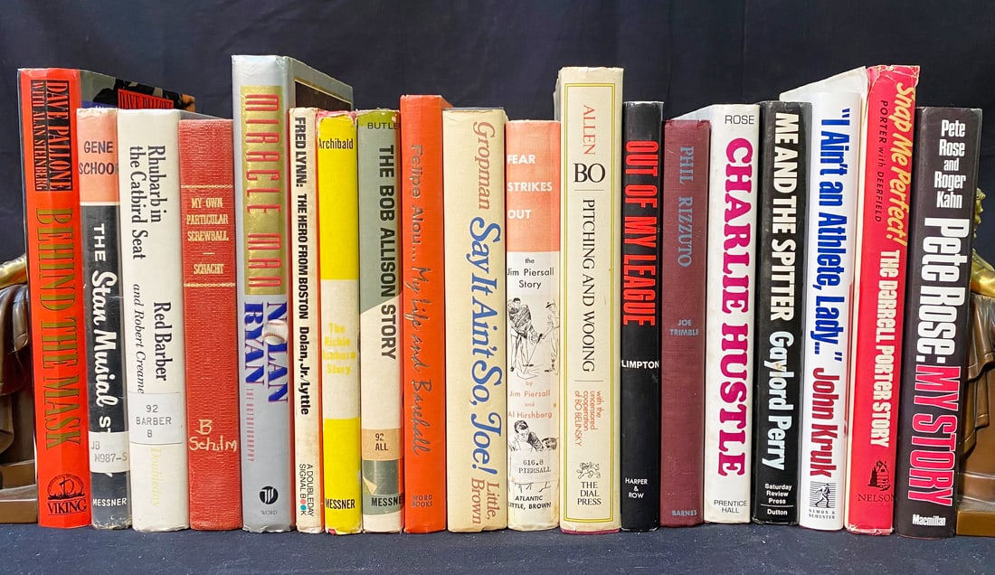 BASEBALL PLAYER BIOGRAPHIES BOOK COLLECTION – 19 VOLUMES (1 of 4)