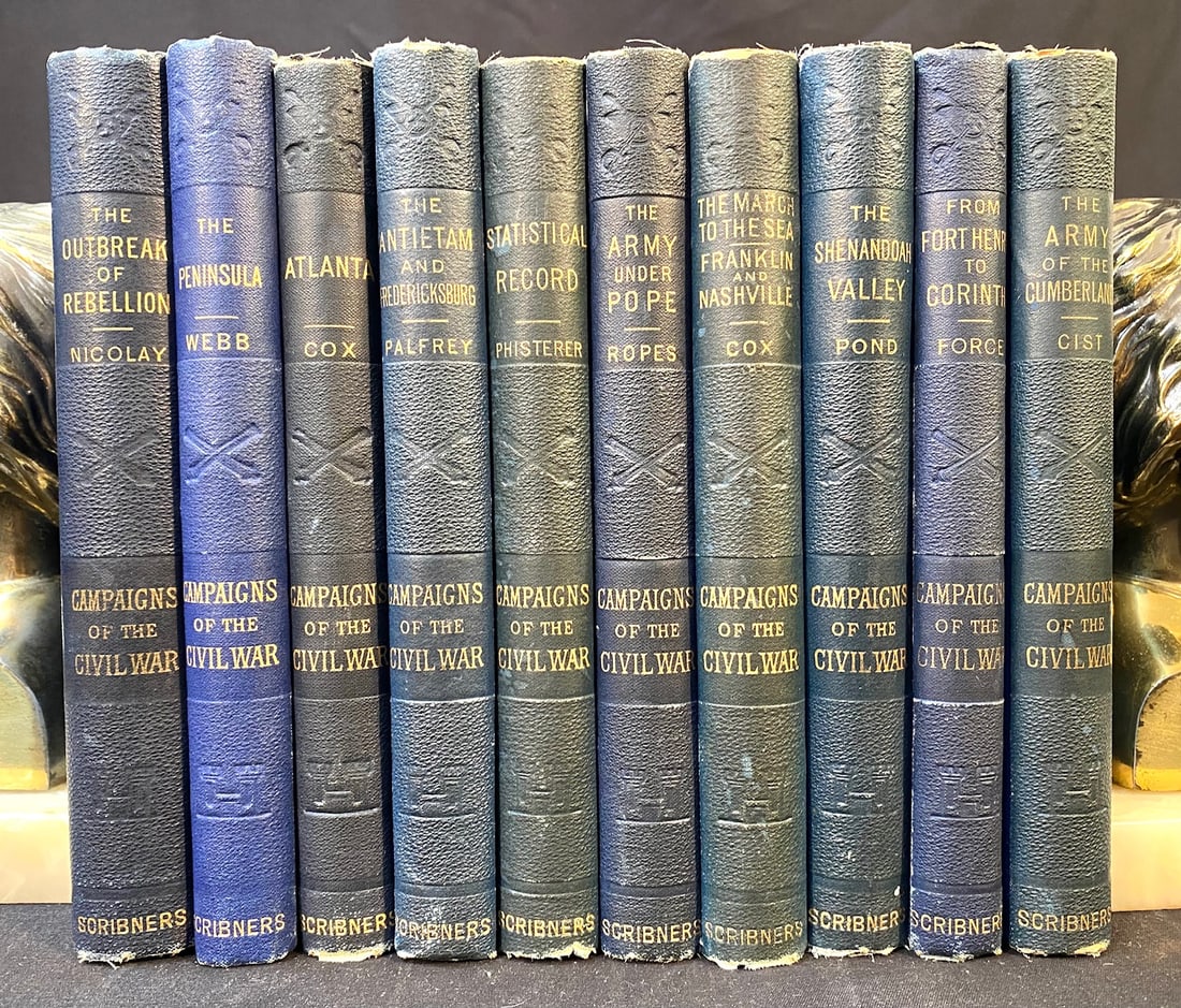 CAMPAIGNS OF THE CIVIL WAR, 10 VOLUMES, 1894 (1 of 6)