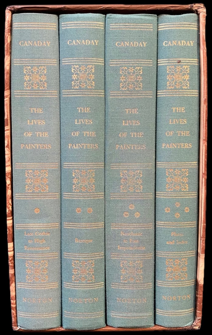 THE LIVES OF PAINTERS BY JOHN CANADAY, 4 VOLUME BOX SET, 1969 (1 of 7)