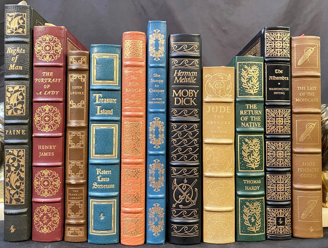EASTON PRESS ENGLISH LITERARY CLASSICS, 11 VOLUMES, 1980S (1 of 6)