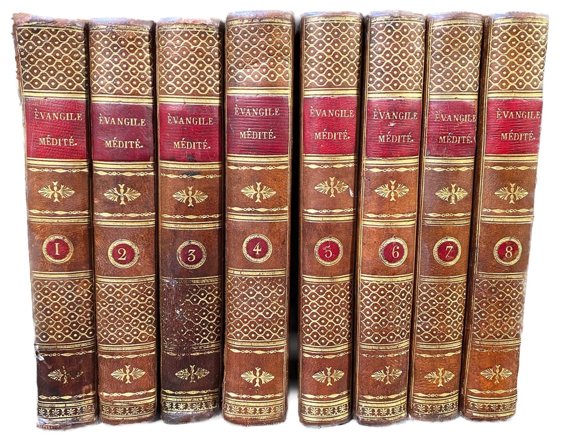 EVANGILE MEDITE, ET DISTRIBUE POUR TOUS LES JOURS DE L'ANNEE - SUIVANT LA CONCORDE DES QUATE (1 of 5)