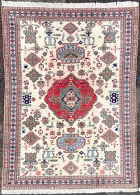 HERIZ PICTORIAL HAND KNOTTED RUG, 8.4 x 11.7 (254cm x 353cm)