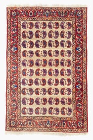 ANTIQUE PERSIAN SARABAND MIR HAND KNOTTED RUG – 6.9 x 10.6 (206cm x 320cm)