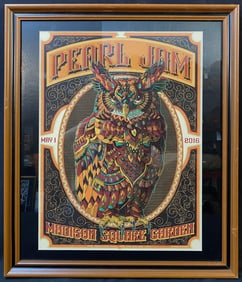 ORIGINAL PEARL JAM CONCERT POSTER FOR MADISON SQUARE GARDENS, MAY 1, 2016, 28.5IN x 34.5IN (72cm x