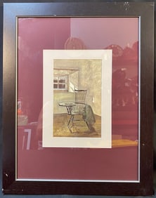 ANDREW WYETH (1948) ORIGINAL LITHOGRAPH TITLED EARLY OCTOBER, 21.5IN x 27.5IN (55cm x 70cm)