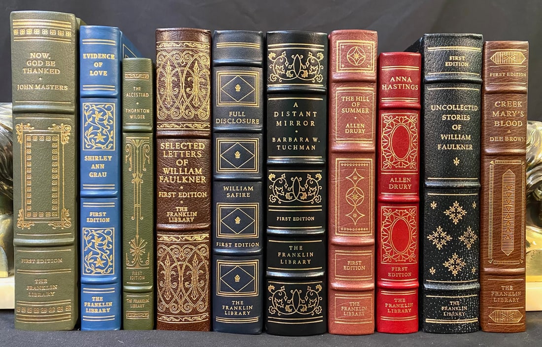 FRANKLIN LIBRARY FIRST EDITION BOOKS SERIES, 10 VOLUMES, 1980S (1 of 7)