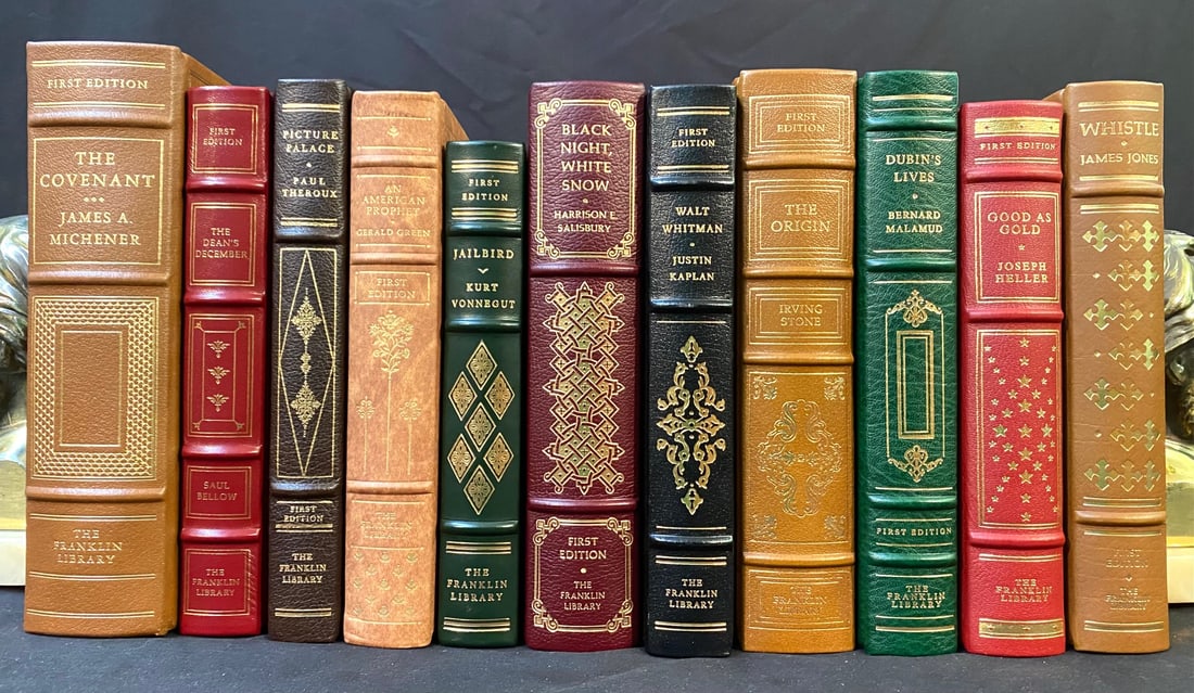 FRANKLIN LIBRARY FIRST EDITION BOOKS SERIES, 11 VOLUMES, 1980S (1 of 6)