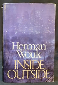 INSIDE OUTSIDE BY HERMAN WOUK, SIGNED, 1ST EDITION