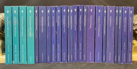 THE GREAT COURSES SERIES, 9 COURSES ON BUSINESS AND FINANCE