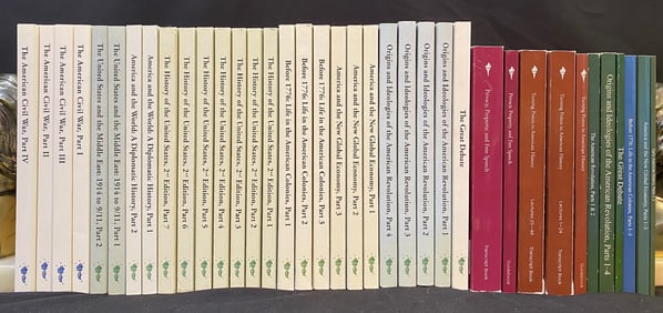 THE GREAT COURSES SERIES, 12 COURSES ON UNITED STATES HISTORY