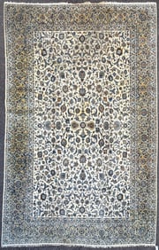 MANSION SIZED PERSIAN NAIN HAND KNOTTED RUG WITH 200+ KPSI, 11.5 x 18.2 (348cm x 554cm)