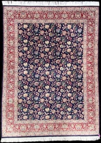 PERSIAN KASHAN HAND KNOTTED RUG WITH 300+ KPSI, 9.2.x 12.2 (279cm x 371cm)