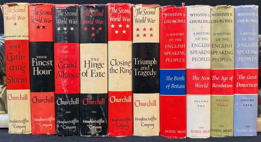 WINSTON CHURCHILL COLLECTION – THE SECOND WORLD WAR AND THE HISTORY OF ENGLISH-SPEAKING PEOPLES.