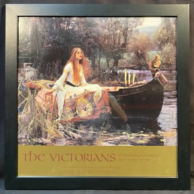 ORIGINAL JOHN WILLIAM WATERHOUSE (1849-1917) NATIONAL GALLERY OF ART EXHIBITION POSTER, 29.5IN x