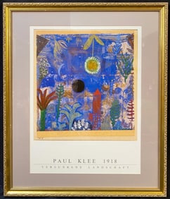 PAUL KLEE (1879-1940) LITHOGRAPH TITLED VERSUNKENE LANDSCHAFT 1918, 25.5IN x 30IN (65cm x 76cm)