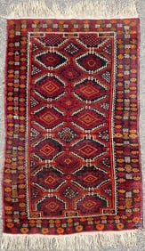 AFGHANI BALOUCH HAND KNOTTED RUG – 2.10 x 4.7 – 86cm x 140cm