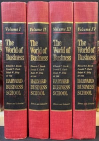 THE WORLD OF BUSINESS, 4 VOLUMES, 1962