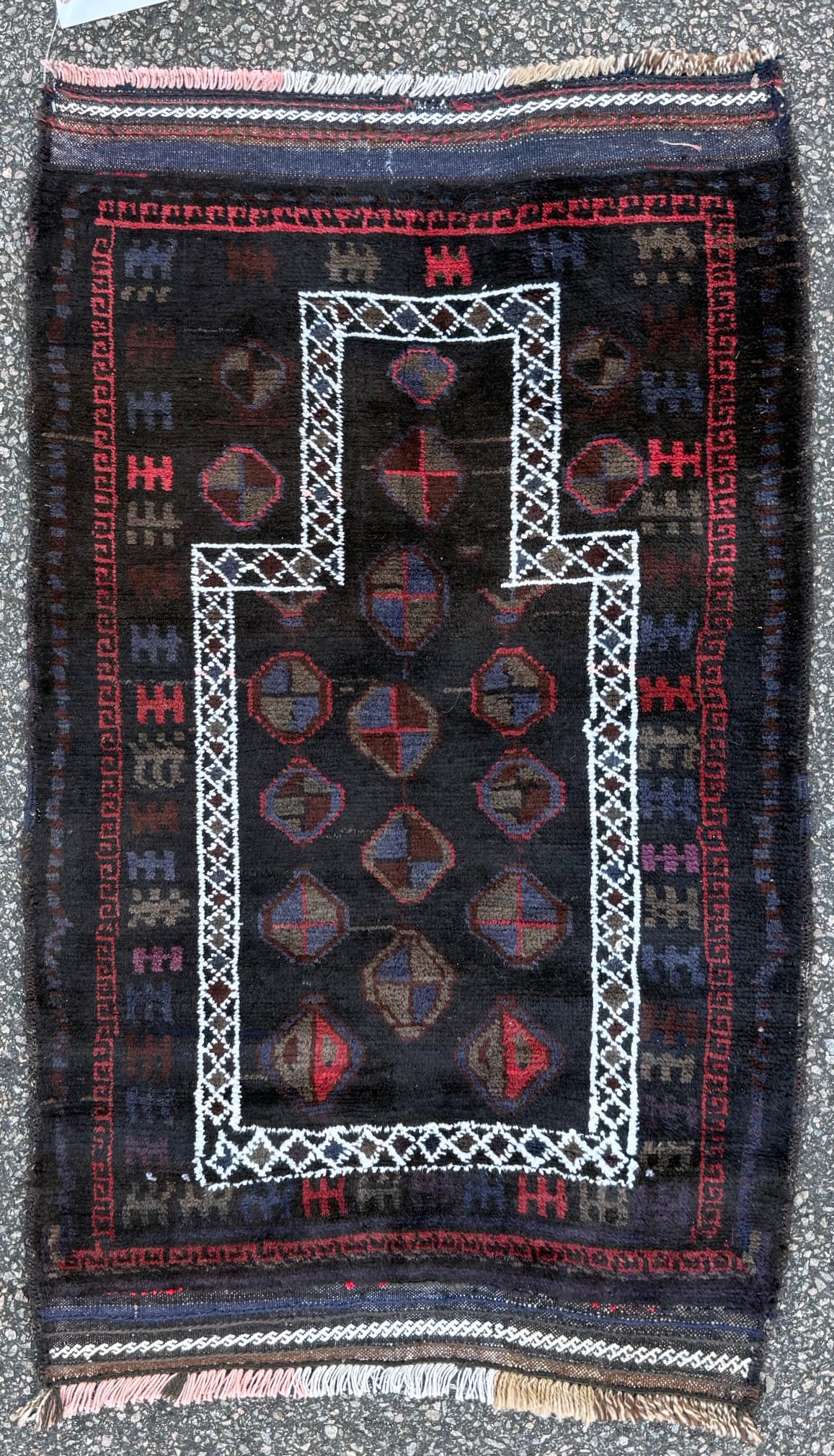 AFGHANI BALOUCH HAND KNOTTED RUG, 2.5 x 4.0 (74cm x 122cm) (1 of 4)